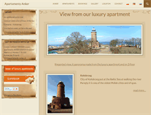 Tablet Screenshot of apartamenty-anker.pl